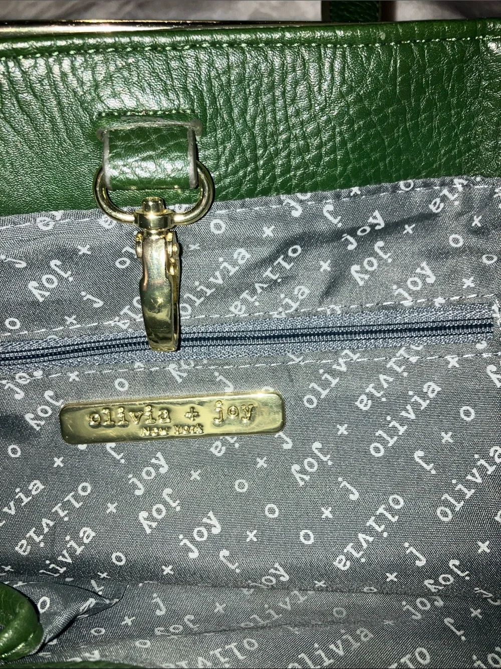 Olivia + Joy structured leather
